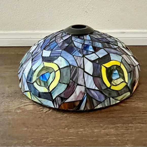 Stunning Mosaic Glass Art Multicolor Lamp shade - Picture 10 of 14